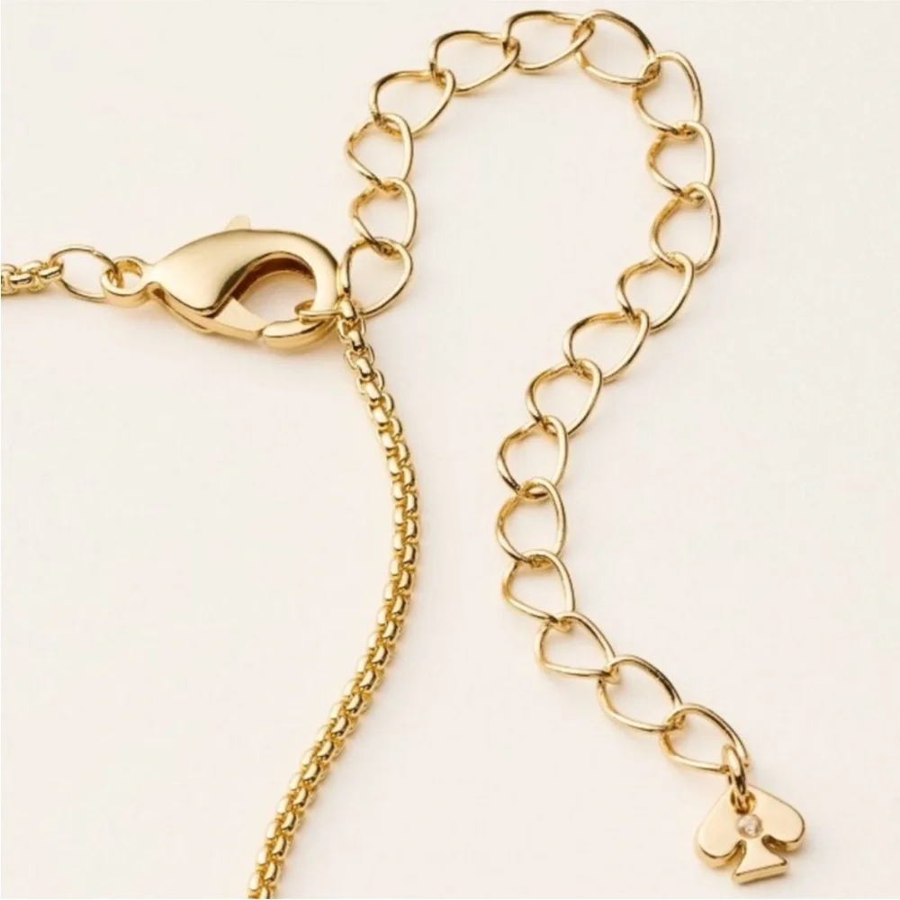Kate Spade X Target Gold 'LUCKY' Letter Pendant Necklace - Picture 3 of 8